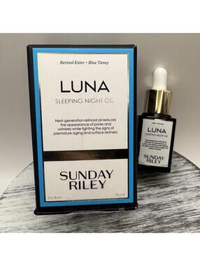 Sunday Riley Luna Sleeping Night Oil - .5oz/15ml - Brand New in Box